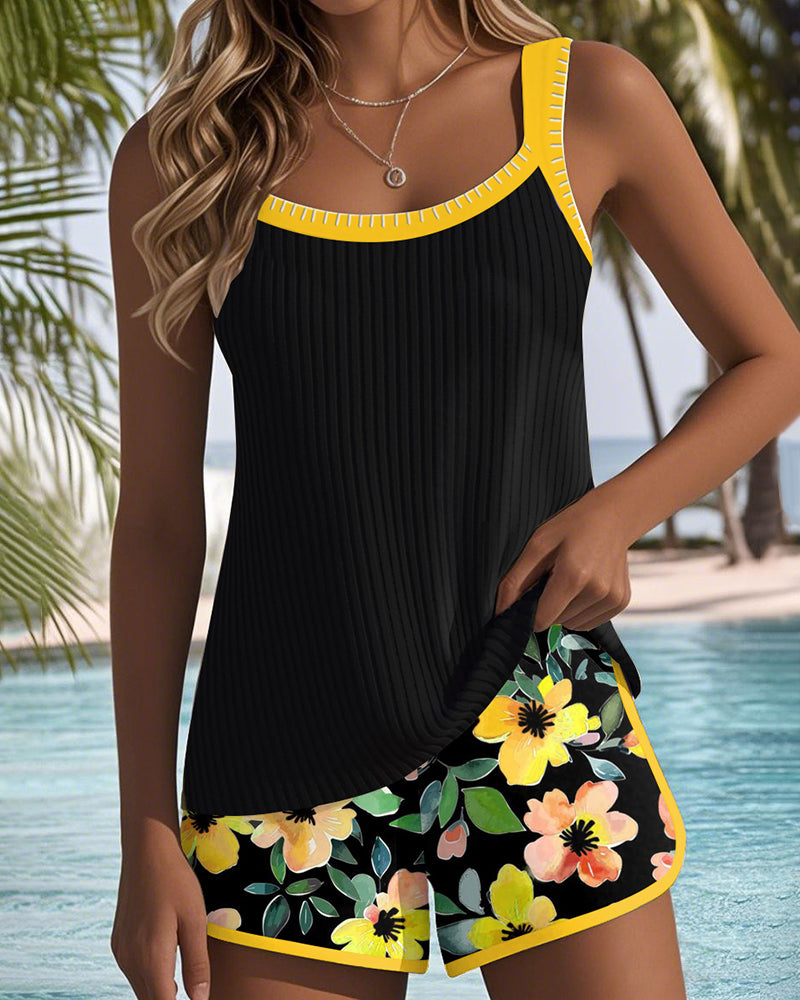 Matilde | Tankini due pezzi da mare con pantaloni