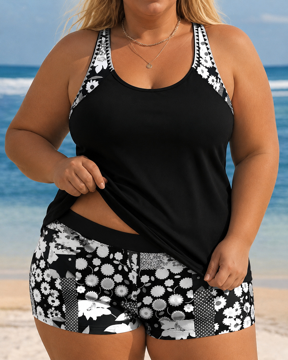 Nina | Completo da Mare alla Moda Taglie Forti