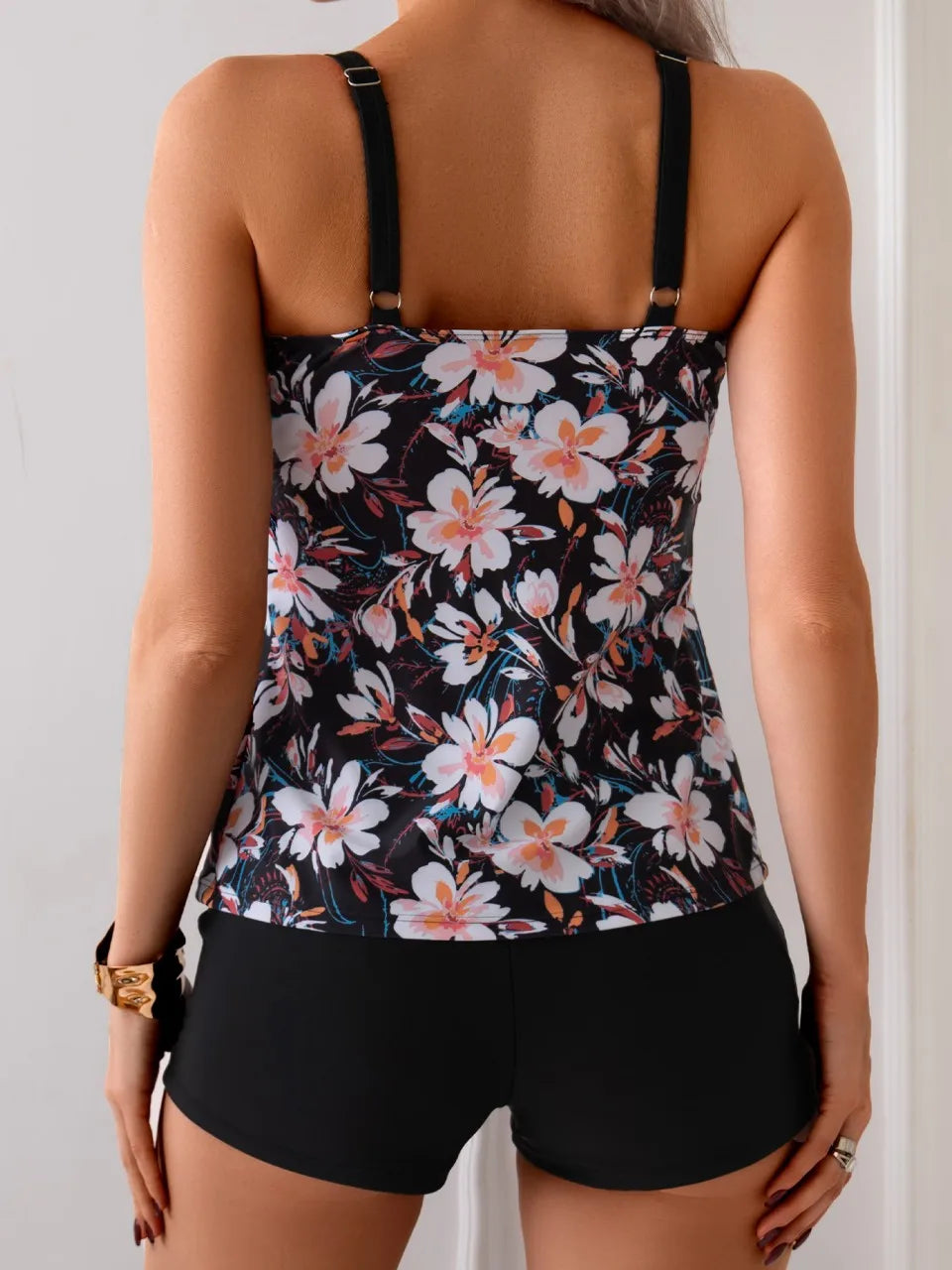 Marcella | Completo tankini Fiori Notturni