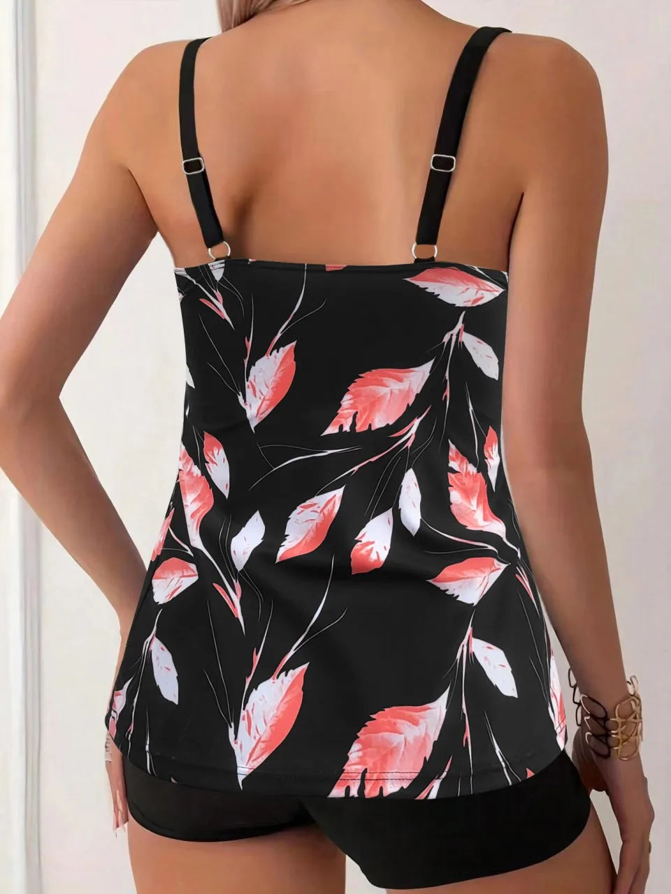 Marcella | Completo tankini Fiori Notturni