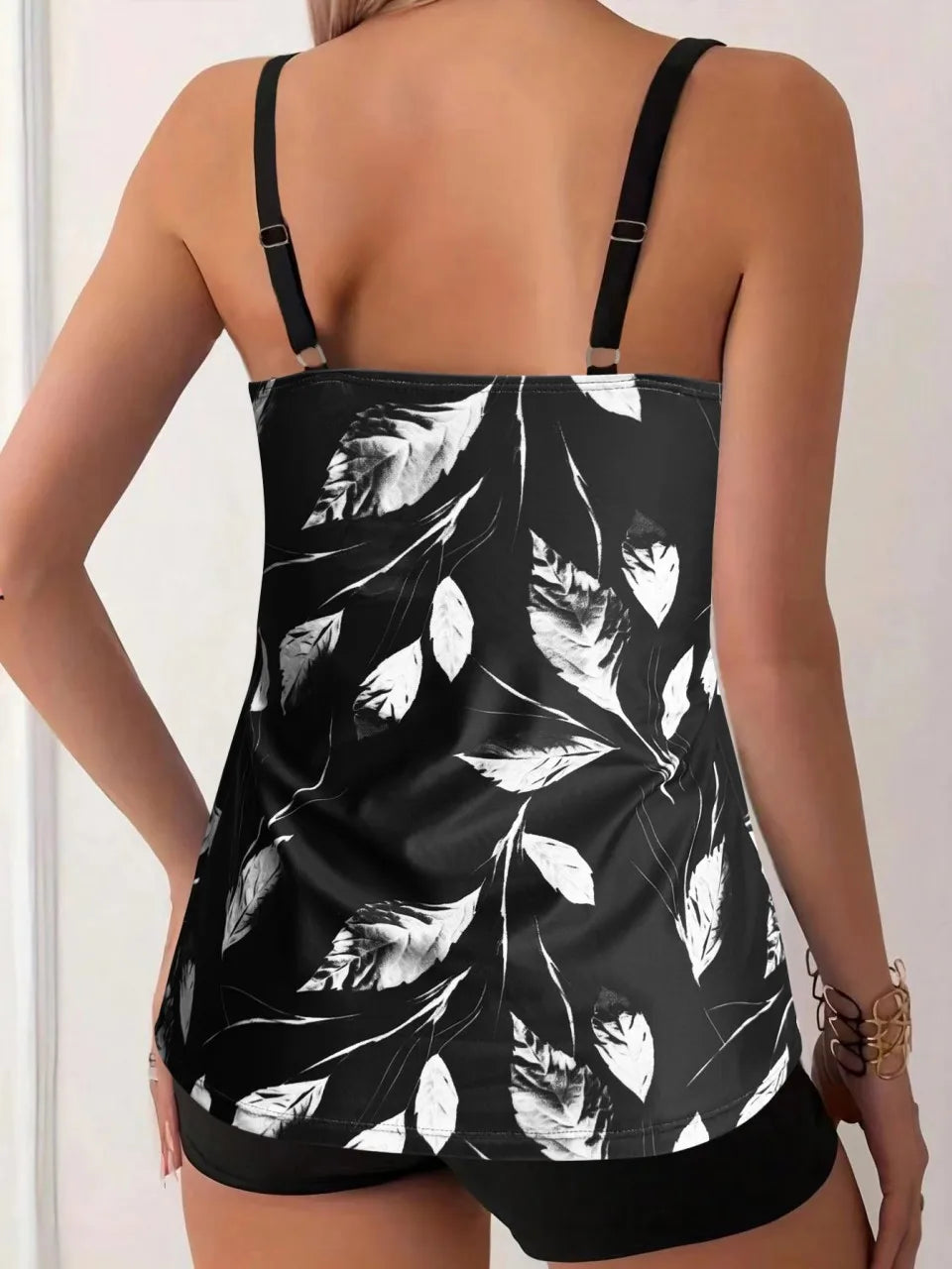 Marcella | Completo tankini Fiori Notturni